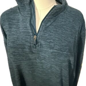 Tek Gear Teal Essential Gear Top 3X Quarter Zip long sleeve